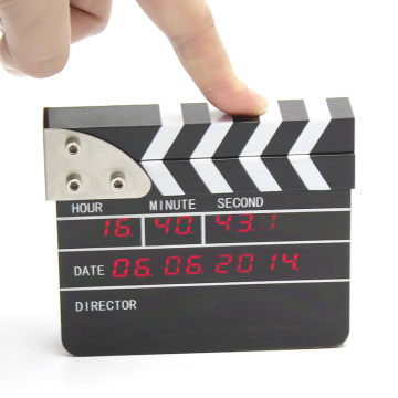 Mini Digital Movie Clapper Alarm Clock