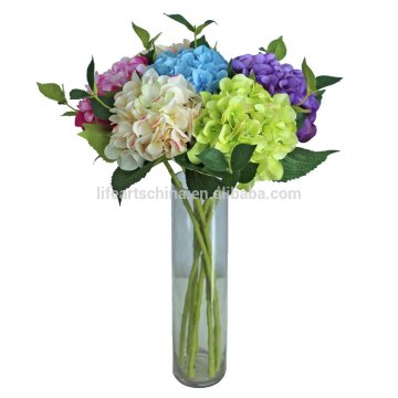 silk Hydrangea artificial flower, 45/60/80cm stem flower
