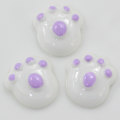 Kawaii Mini Kat Klauw Vormige Hars Cabochon Plaksteen Kralen Slime Voor Kinderen DIY Craft Decor Charms Telefoon Shell Decor