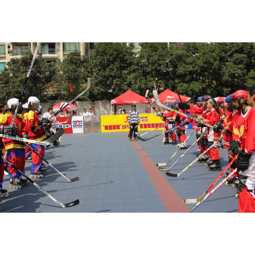 Piso de baloncesto de entrelazamiento de streetball al aire libre