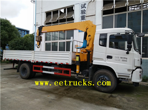 DongFeng 15 ton boom m transuck cranes