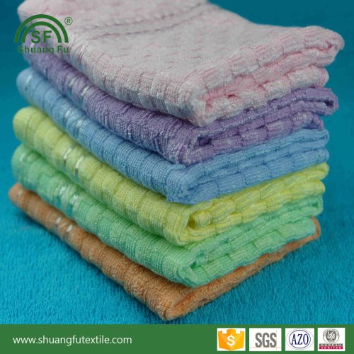 100% Bamboo Fiber Waffle Face Towel Baby Face Towel