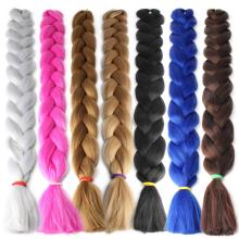 165g 82" New ombre synthetic braid jumbo hair bulk for braids