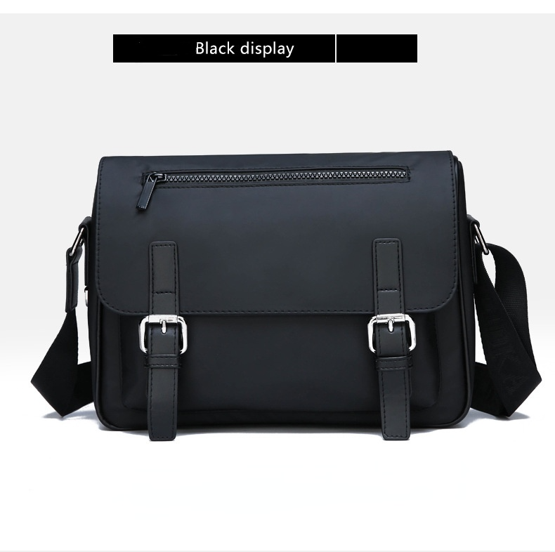 Amazon Buckle Man Bags Shoulder Fashion American Shoulder Business Bag Sling Crossbody Waterproof Shoulder Bag for Men