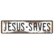 Customized Tin Sign: Vintage Decoration, 10x40cm Street Sign, Metal Craft Art