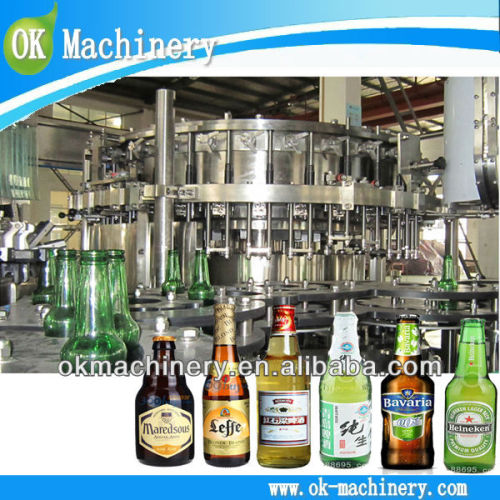 glass bottle black beer capping machine