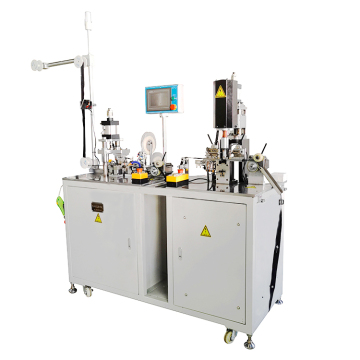 Automatic Invisible Zipper Gapping And Bottom Stop Machine