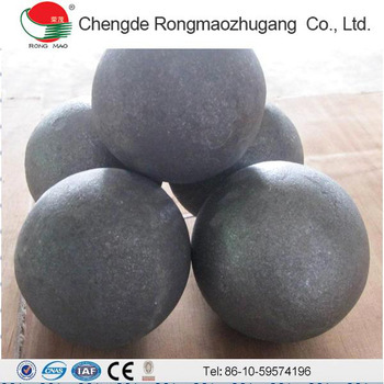 Low chrome cast iron grinding ball