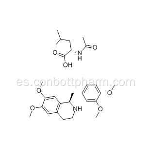 R-Tetrahidropapaverina N-acetil-L-leucinato, Cisatracurio Besilato Intermedio, CAS 141109-12-8