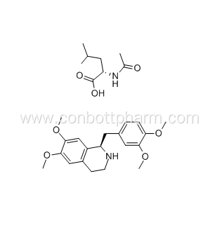 R-Tetrahydropapaverine N-acetyl-L-leucinate, Cisatracurium Besilate Intermediate, CAS 141109-12-8