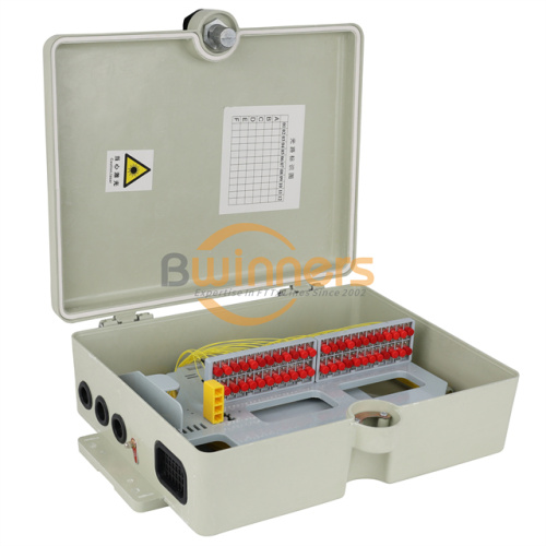 Boîte de terminaison de fibre de fibre extérieure étanche 48 fibres SMC