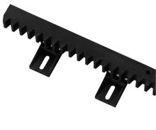Nylon&plastic gear rack with steel core inside