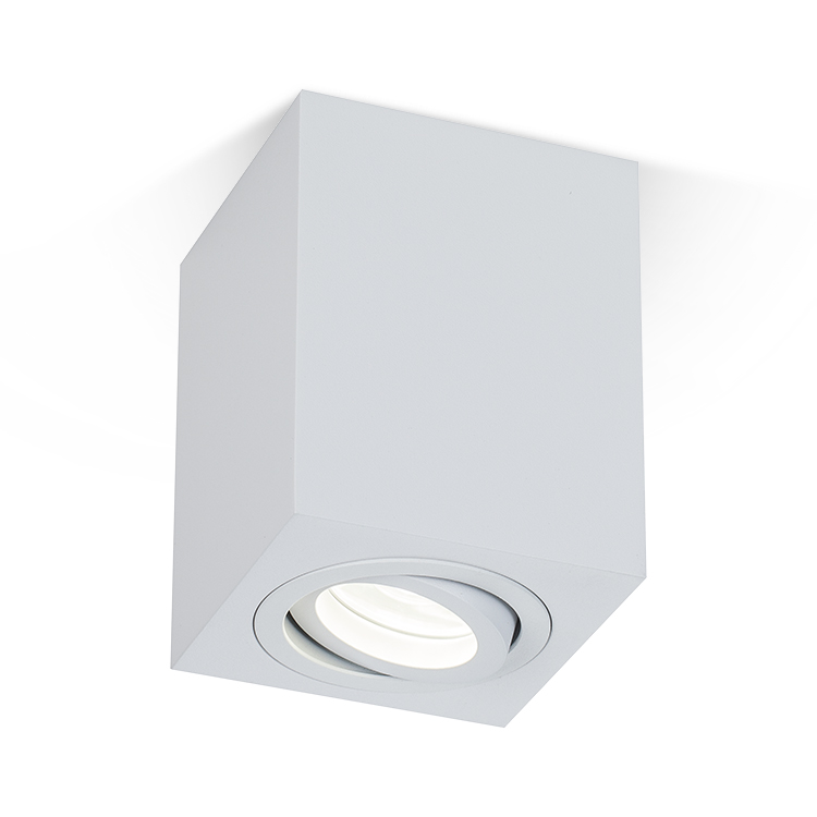 Led surface mounted spotlight 90*90MM GU10 mount ceiling light downlight fixture