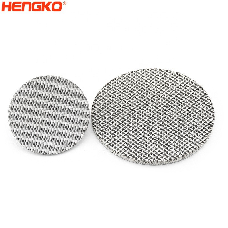 HENGKO high quality factory wholesale  sintered porous stainless steel 316 316L mesh plate filter press