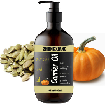 Aceite de semillas de calabaza prensado en frío Aceite facial Natural