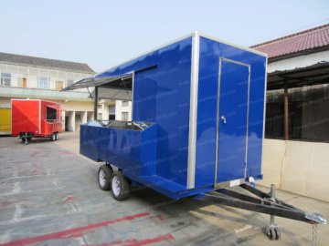 mobile food cart with wheels