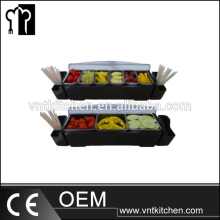 VNTB274 3-Comparment Condiment Holder