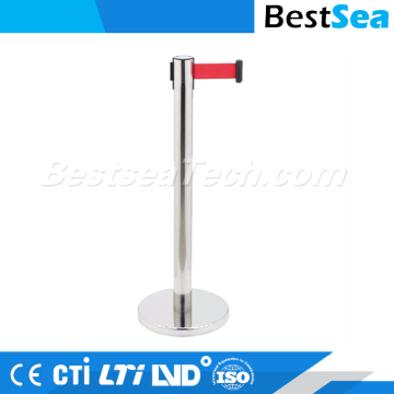 Queue pole retractable, metal cheap crowd control stanchions