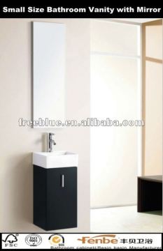 Small Size Painted MDF Bathroom Vanity with Mirror