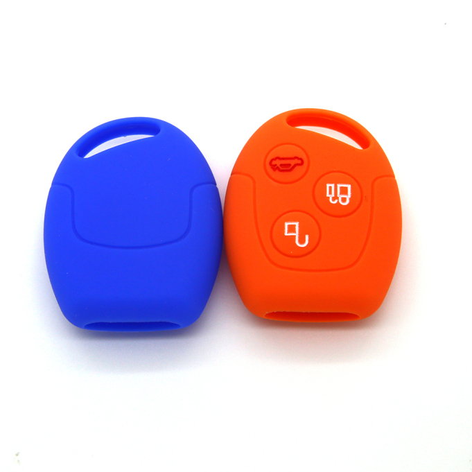 Ford 3 Buttons Silicone Protect Case