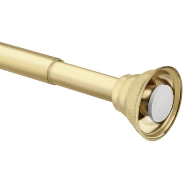 Wholesale Adjustable Width Shower Rod Extensible Curtain Rod - Gold