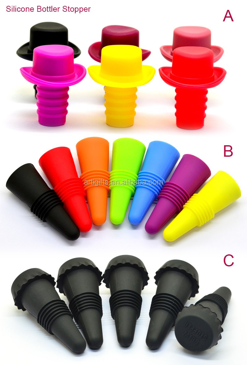 Wholesale Custom Cheap Silicone Rubber Wine Bottle Cap