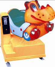 Amusement Kids Ride Equipment Happy Hippo