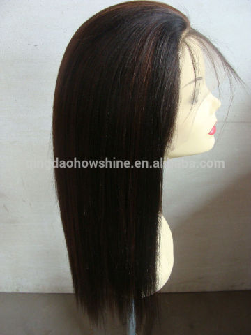 Full Lace Human Hair Wigs With Bangs Brazilian Full Lace Human Hair Wigs For Black Women Straight Lace Front Wigs With Baby Hair