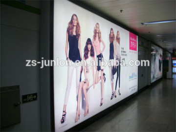 Frameless Fabric LED Light Box/textile light box / advertising lightbox