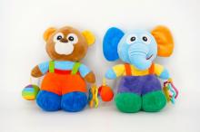 Standing Animal Plush Toys Bear Elephant Dog Rabbit