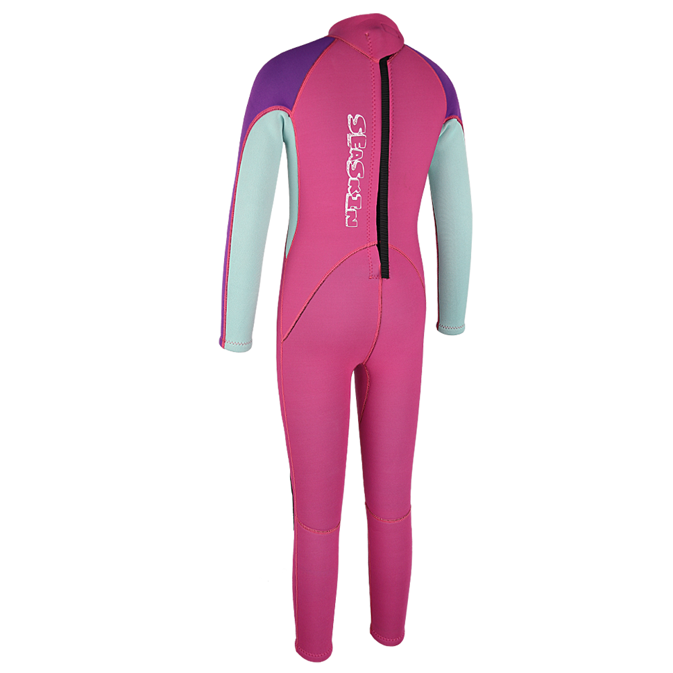 Seaskin cr neoprene बच्चों को लंबी आस्तीन डाइविंग wetsuit