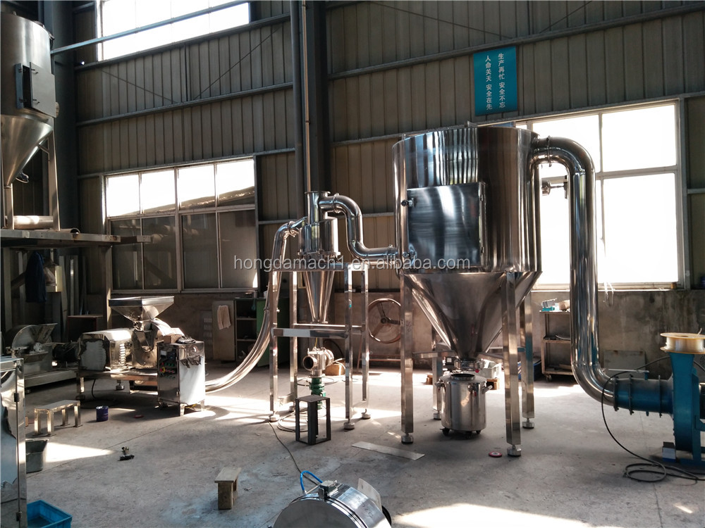 Chemical product Cyclone separating Pulse dust ginger grinding pulverizer machine