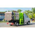 Novos caminhões de reciclagem compactadores de resíduos de balde