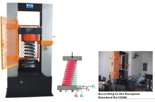 The spring lateral stiffness testing machine