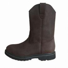 Roper Boot with Oily Buffalo Nubuck, ASTM S/T and OR 12%, SR Mark II Rubber Outsole