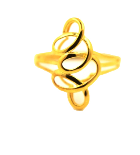 Guld Silk Braid 18 K Guld Ring