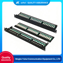 Multi-port CAT6/CAT5E UTP network patch panel