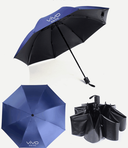 Logo ile promosyon katlanır şemsiye