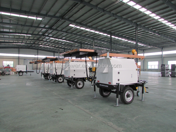 Ce approved mobile light tower diesel generator for sale