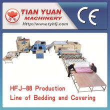 Высокое качество постельных принадлежностей и охватывающих производственной линии (HFJ-88)