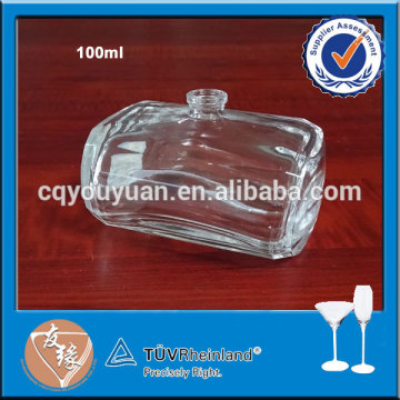 Cheap wholesale empty rectangular perfume glass bottles