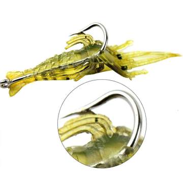 Soft Shrimp Lures for Freshwater and Saltwater Fishing Tackle