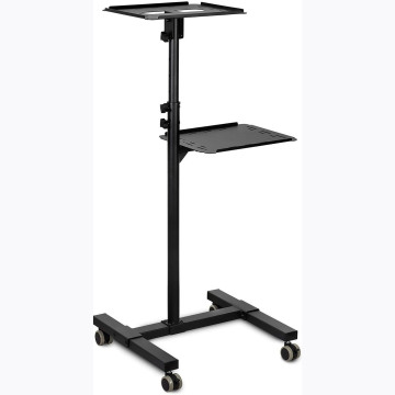 Height Adjustable MG Mobile Projector Stand with Laptop Trolley: The Ultimate Presentation Cart Solution