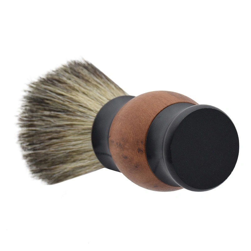 New Style Cleaning Shaving Brush Wooden Handle Care Beard Brush for Man Barber Tools Black Show a Man's Charm Beard Brush