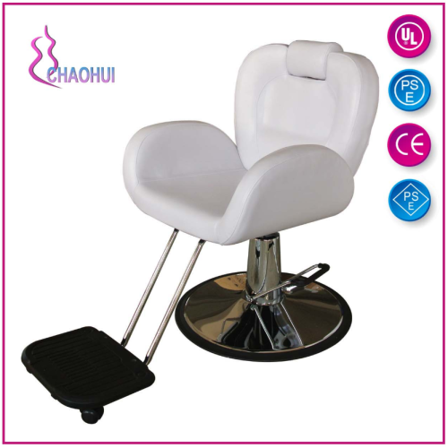 Cadeira de barbeiro hidráulico com apoio de pé