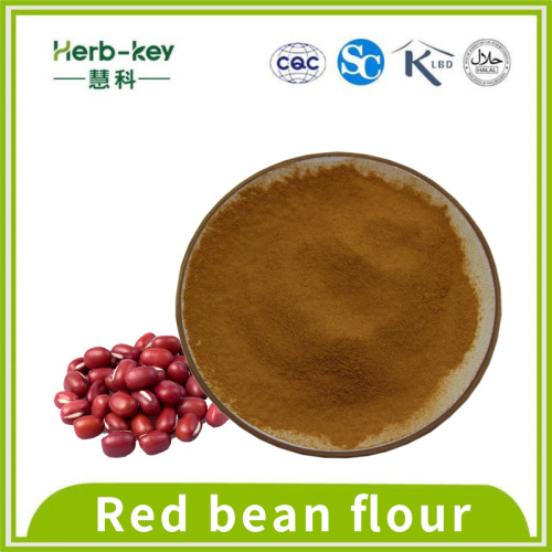 Red bean flour solid drink contains dietary fiber
