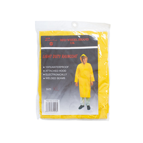 Kustom Desain Baru Kain Tahan Air Reusable Pvc Raincoat