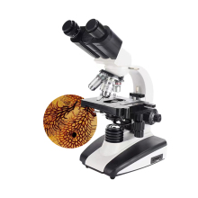 Digital Biological Binocular Microscope with LED Light