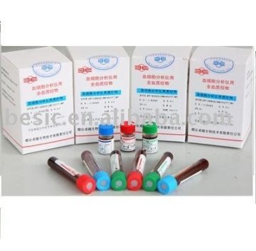 Hematology reagent, whole blood Control for hematology analyzer