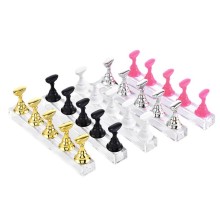 Nail Art Chess Piece Practice Rack